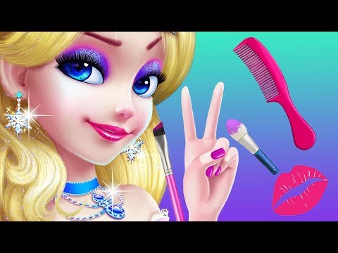 Fun Kids Care Games - Ice Princess Makeup Makeover Spa Beauty Salon & Pet Dress Up Girls Kids Games