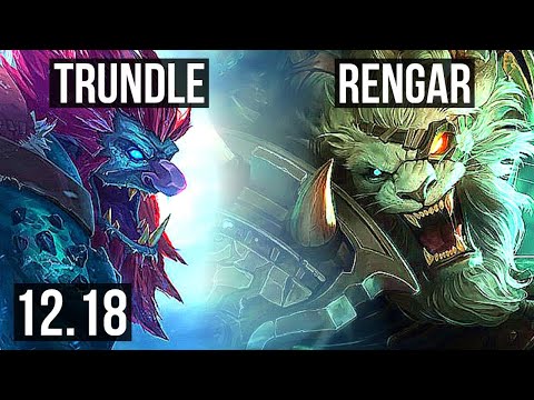 TRUNDLE vs RENGAR (JNG) | 71% winrate, 12/3/10 | EUW Grandmaster | 12.18