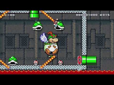 La batalla más rápida con B. jr. by Chinis - SUPER MARIO MAKER - NO COMMENTARY 1bj
