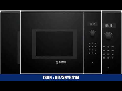 Bosch BEL554MB0 Series 6 Built-In Microwave / 900 W / 25 L / Turntable 31.5 cm / Left Door Hinge