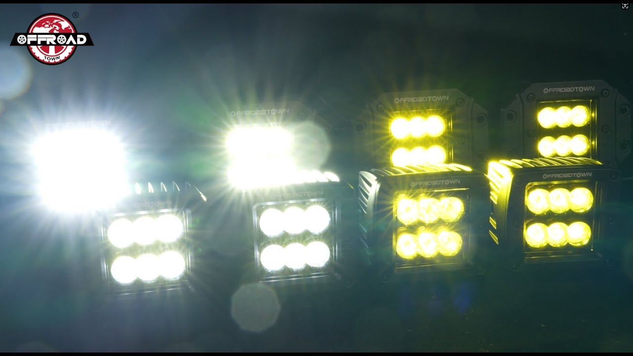 3INCH 60W CREE LED PODS AMBER - Video 1
