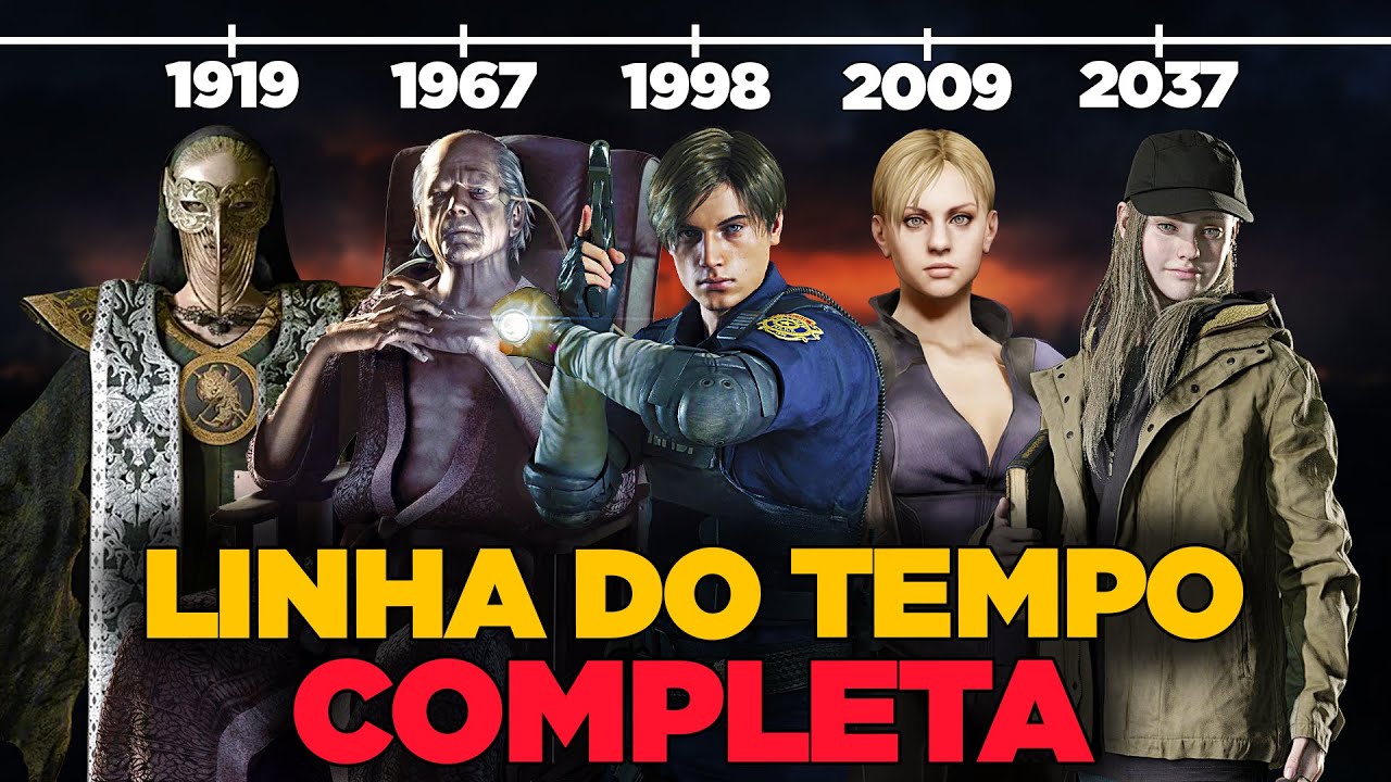CRONOLOGIA COMPLETA DE RESIDENT EVIL - ENREDO COM SPOILERS