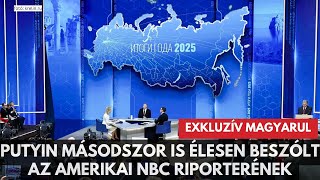 Putyin beolvasott az NBC riporterének: Minden halottért Kijev és a nyugat lesz a felelős 2026-ban!