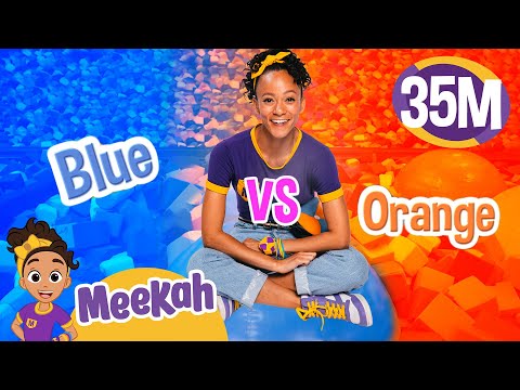 Blue VS Orange | Educational Videos for Kids | Blippi and Meekah Kids TV