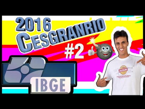 CONCURSO do IBGE 2017 / Aula 2 MATEMÁTICA (CESGRANRIO)