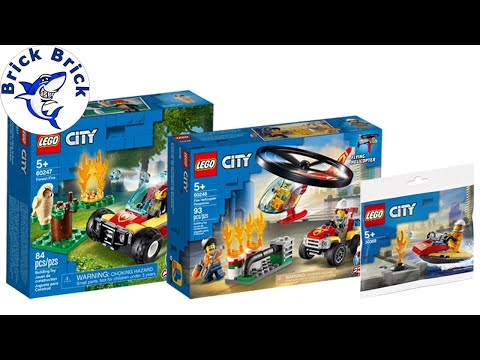 LEGO City Compilation All Fire 2020 Sets - Speed Build Review