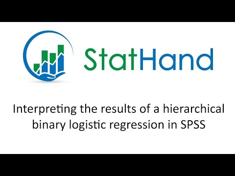 StatHand - Interpreting the results of a hierarchical binary logistic regression in SPSS