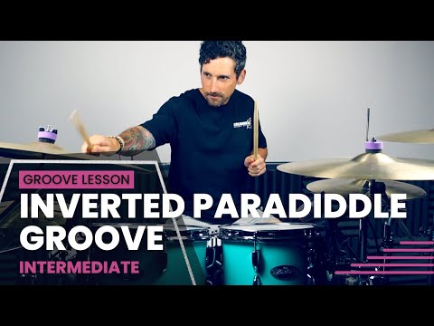 Inverted Paradiddle Groove Drum Lesson (Intermediate)