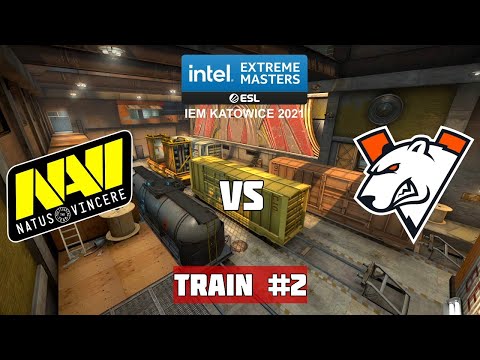 Группа B. NAVI vs VIRTUS.PRO. Map-2 Train. IEM Katowice 2021