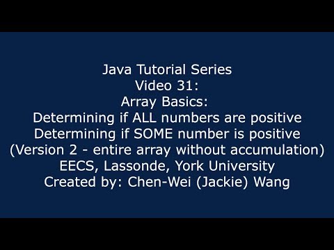 Eecs1021 Java Tutorial 31