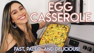 EGG CASSEROLE: Paleo Meal Prep Breakfast