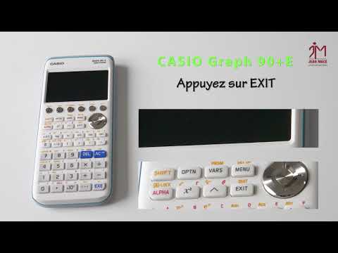 Passer en mode examen CASIO Graph 90+E