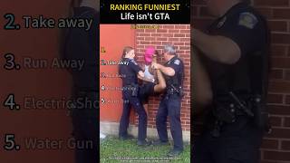 Funny cop moments🤣 Bro, reality isn’t GTA😎#funnyvideo #fail #cops #police