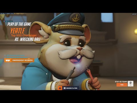 POTG! THE #1 HAMMOND YEATLE ! INSANE HAMMOND OVERWATCH 2 SEASON 3 GAMEPLAY