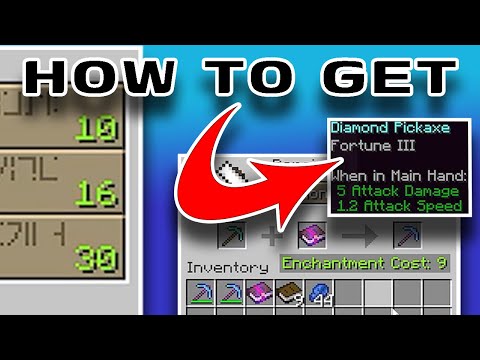 Minecraft - How To Get Fortune 3 Enchantment (Two Easy Methods)