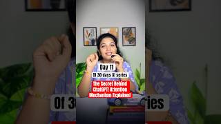 🤯 The Secret Behind ChatGPT! Attention Mechanism Explained | AI Series Day 11 #shorts #ai