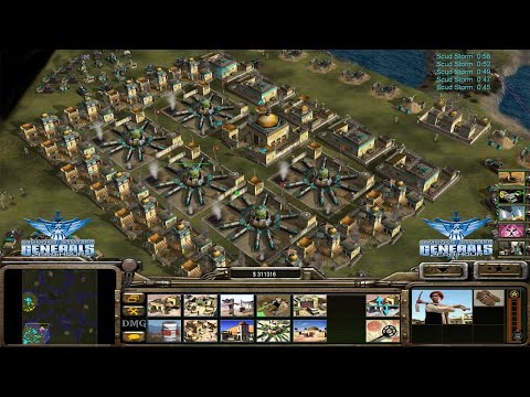 Command & Conquer Generals Zero Hour - Gla Toxin 1 vs 7 China Infantry Big Game v2 ( 26.10.2025 )