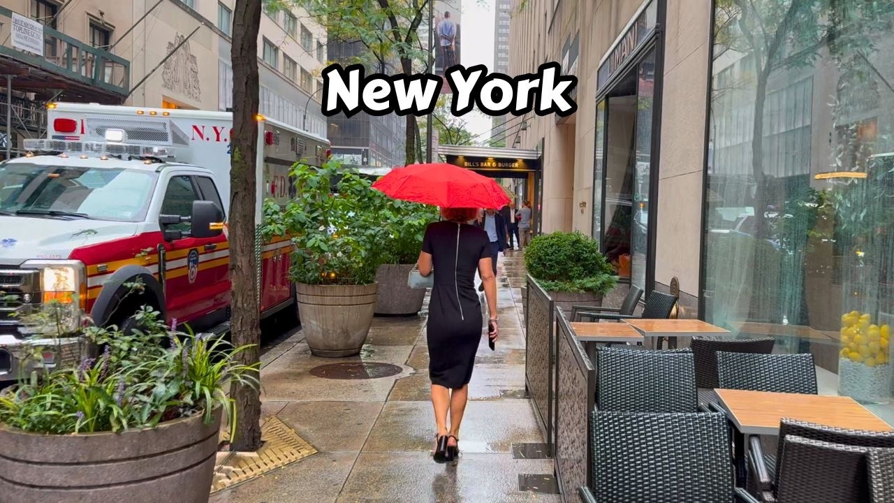 United States Travel Video New York City Walk 4k Video