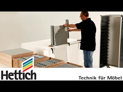 ArciFit 100 : aide au montage pour les tiroirs ArciTech de Hettich