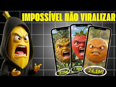 PASSO A PASSO SIMPLES: como criar os VÍDEOS DE FRUTAS FALANTES COM IA