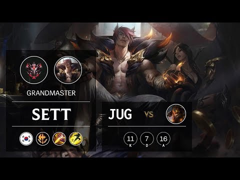 Sett Jungle vs Jarvan IV - KR Grandmaster Patch 10.2