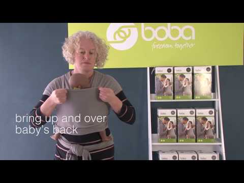 How to tie the Boba Stretchy wrap  - NO AUDIO