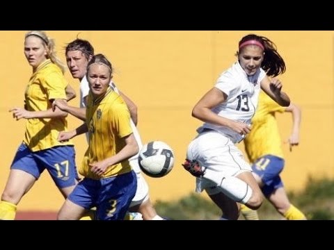 USWNT - Alex Morgan 3rd Goal v. Sweden (21st Int'l Goal) - March 7, 2012 - 2012 Algarve Cup