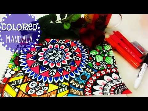 ♥ Colourful Mandalas Painting ♥ Video