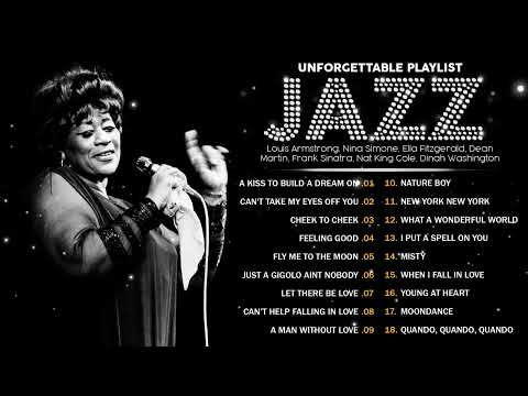 Jazz Songs 50's 60's 70's 🎷Frank Sinatra, Ella Fitzgerald, Louis Armstrong, Dinah Washington