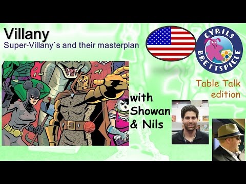 Cyrils Brettspiele - Table Talk Edition (eng.) - Villainy - TS10