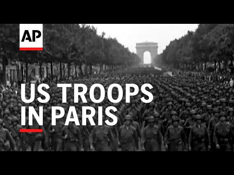 US Troops in Paris- 1944 | Movietone Moment | 29 August 2025