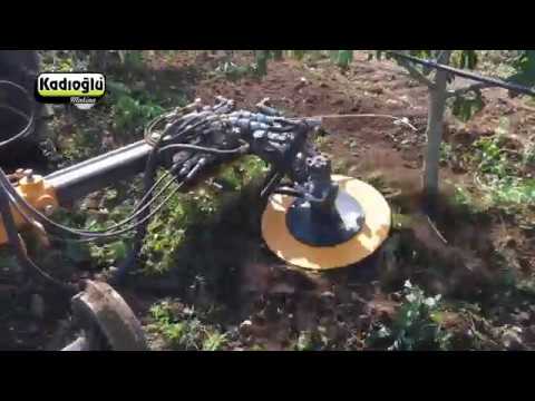 Kadıoğlu Roto Duyargalı Çapalama Makinesi İle Armut Ağaçlarının Dip Çapası