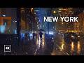 ️ Light Snow In New York Walking Tour NYC