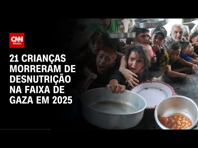 OMS alerta para morte de crianças por desnutrição na Faixa de Gaza | CNN 360º