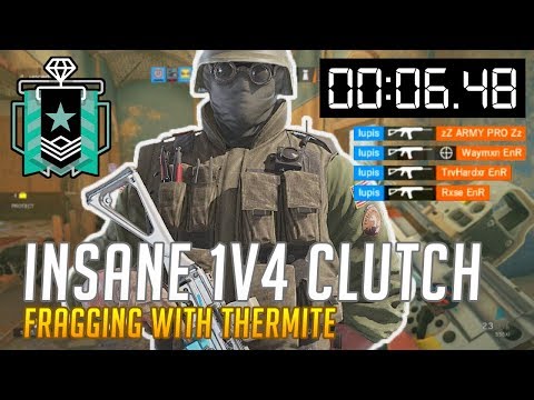 How Diamonds Play THERMITE - Rainbow Six Siege (Console Diamond)