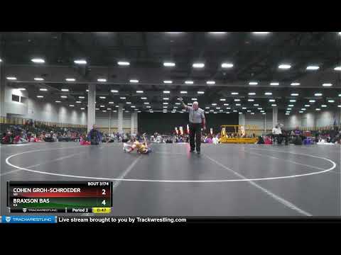 43 Lbs 3rd Place Match - Cohen Groh-Schroeder, WI Vs Braxson Bas, KS 9e7e