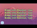 Outkast Bombs Over Baghdad Lyrics