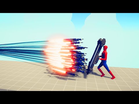 SPIDERMAN MIRROR SHIELD vs EVERY GOD | TABS - Totally Accurate Battle Simulator