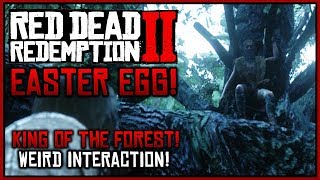 Red Dead Redemption 2: Easter Eggs - Hidden &quot;King of the Forest&quot; Tree Hermit Easter Egg!