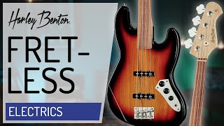 Video thumbnail for Harley Benton - JB-40 FL - Fretless Bass - by Harley Benton