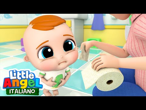 Gianni Impara Ad Usare Il Vasino 😍👏🏻 Cartoni Animati & Canzoni Bambini | Little Angel Italiano