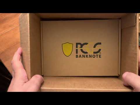 PCGS bank note submission unboxing / quarterly special bank bag!