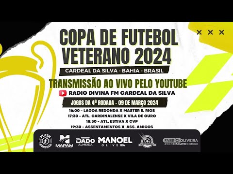 4ª Rodada da Copa de Futebol Veterano 2024 - Cardeal da Silva-BA