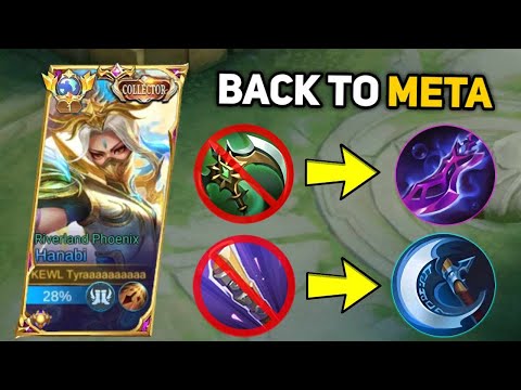 GOODBYE OLD BUILD! THIS NEW EMBLEM AND ITEM BUILD MAKE HANABI META AGAIN🔥 | HANABI BEST BUILD 2023!