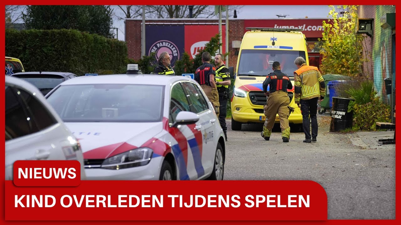 Kind overleden bij trampolinepark in Waalwijk
