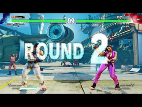 SFV Ranked: MDZ_jimmY (Ryu) vs V2 (Laura)