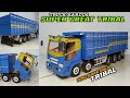 MEMBUAT MINIATUR TRUCK TRIBAL SUMATRA FUSO SUPER GREAT TRIBAL DARI KARDUS