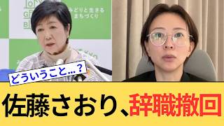 さとうさおり都議が議員辞職を即撤回。闇を感じる一方、ちょっと違和感を覚えています。