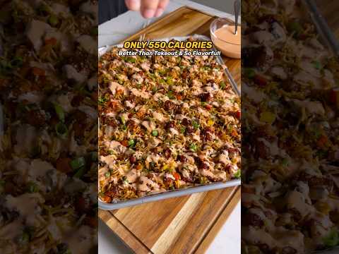 Crispy Honey Garlic Chicken Fried Rice