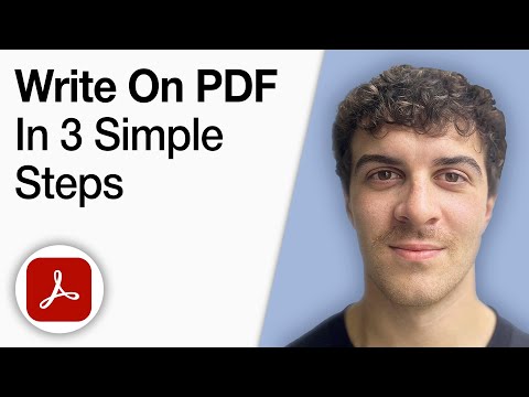 How To Write On Pdf Files